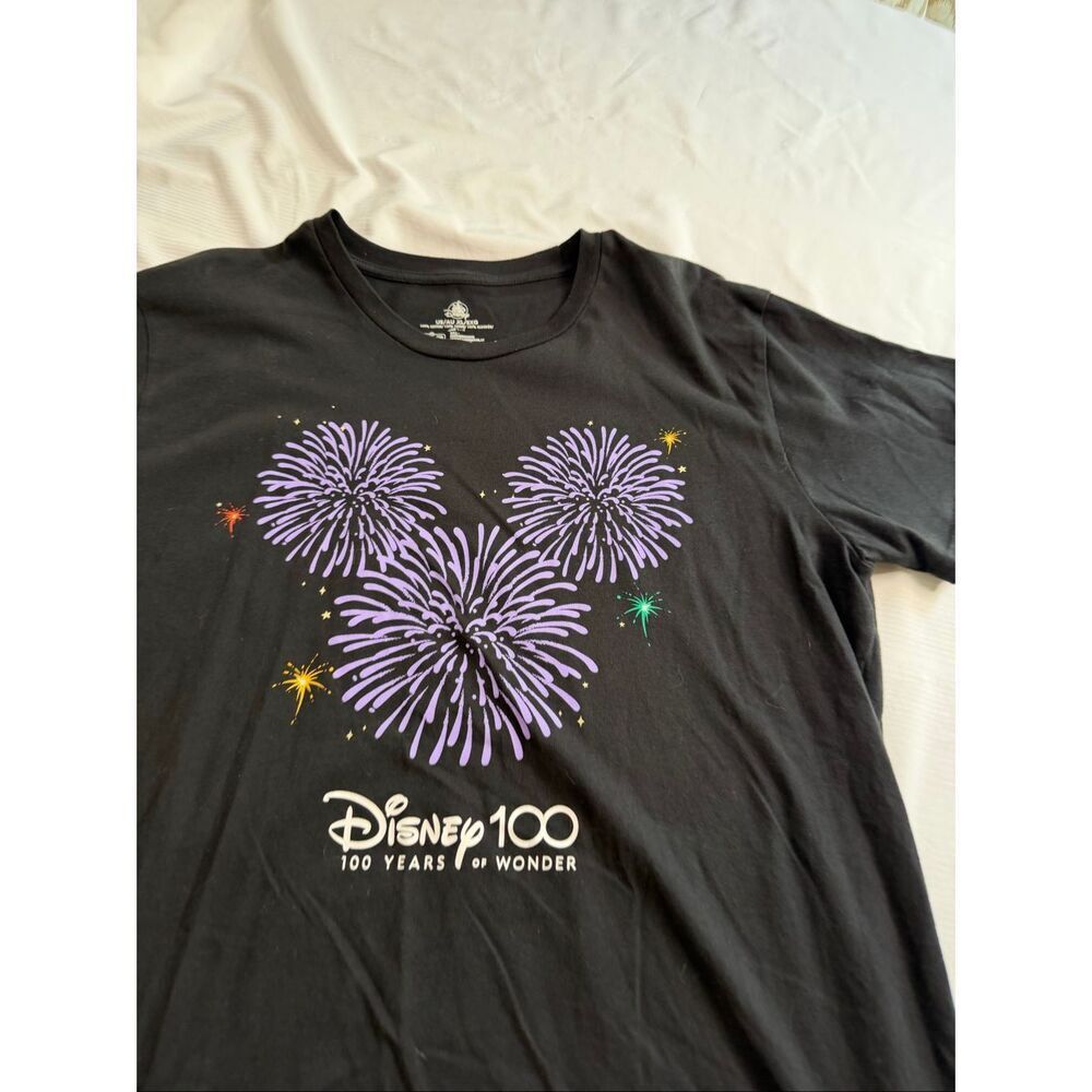 Disney 100 Years Of Wonder Black T-Shirt Size XL